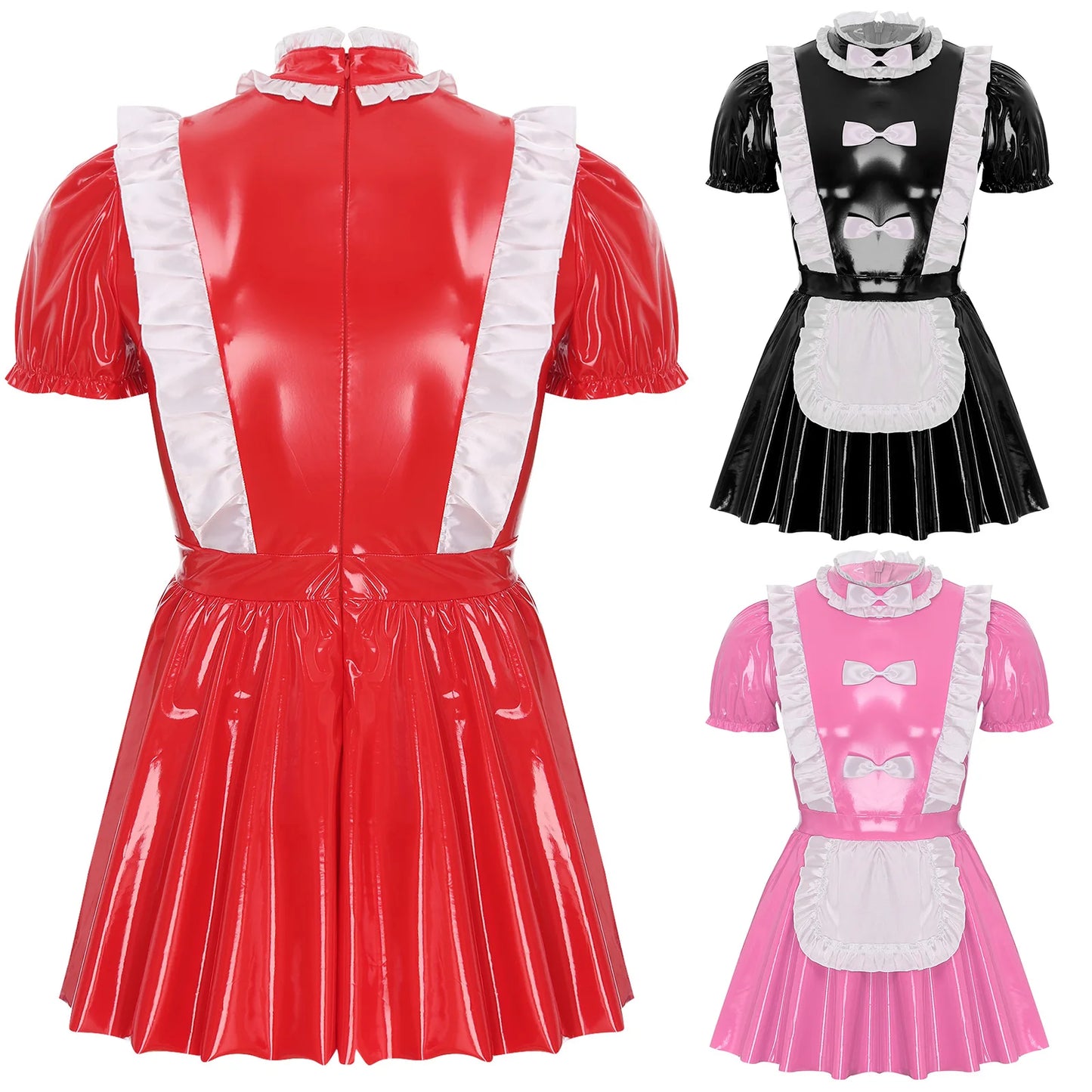 Mens Sexy Sissy Maid Uniform