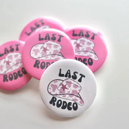 Last Rodeo Button Pin