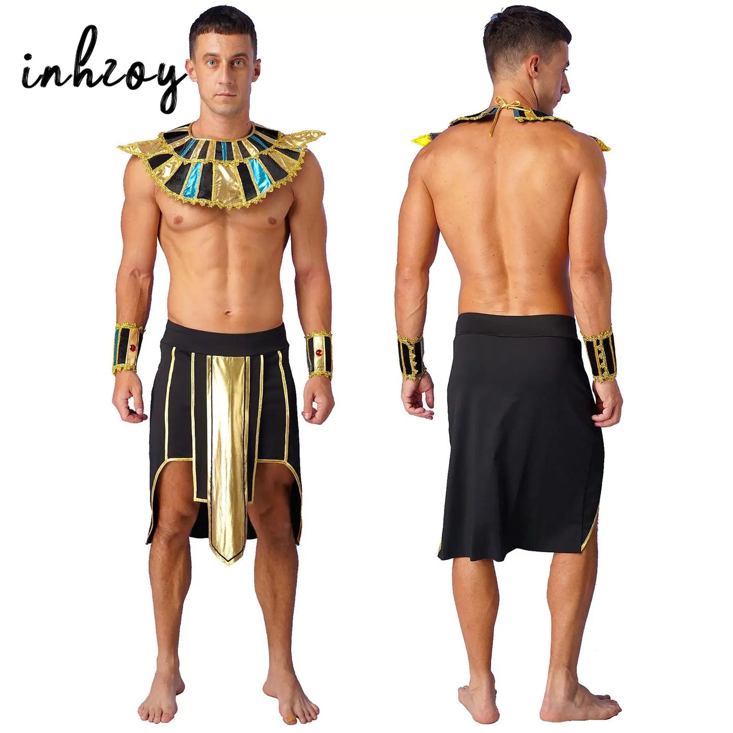 Mens Ancient Egyptian Pharaoh King Costume