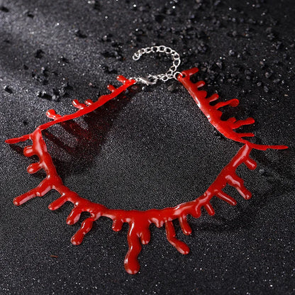 Halloween Bloody Necklace