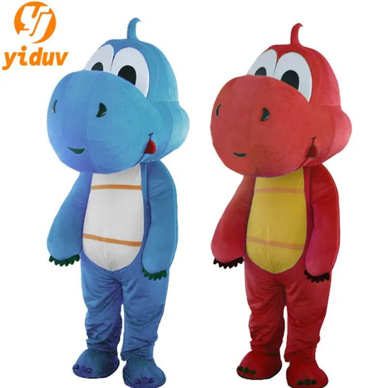 Green Dinosaur Mascot Costume