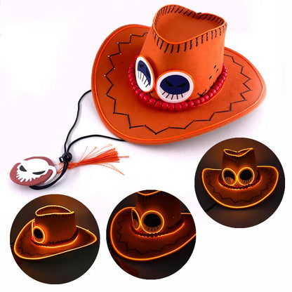 LED light up Cowboy Hat