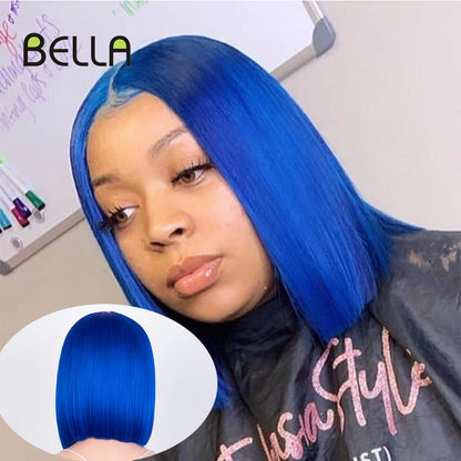 Bella Blue Bob Lace Wig