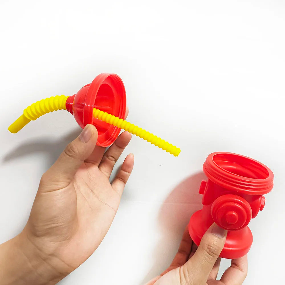 12pcs Straw Fire Hydrant Cups