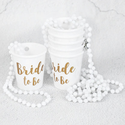 Team Bride Cups Bride To Be Plastic Shot Glasses