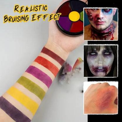 6-Color Bruise Wheel Makeup Kit