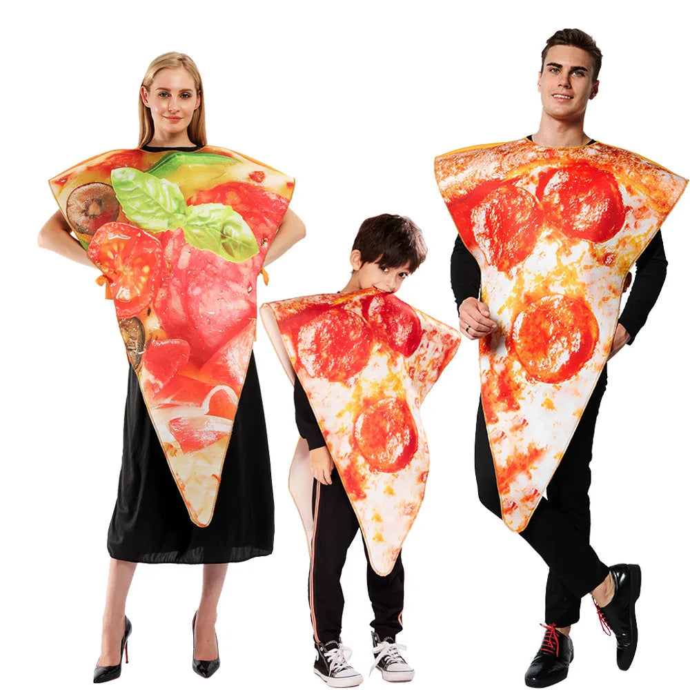 Family Funny Pizza Costume