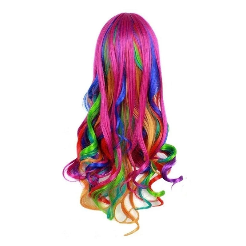 Multi Color Women Wig