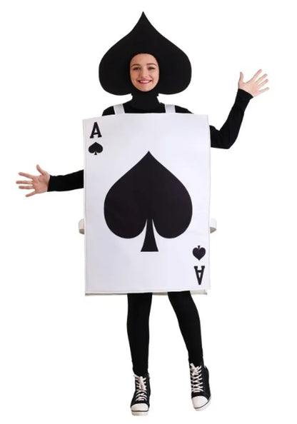 Red Hearts Card Costume