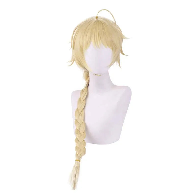 Genshin Impact Aether Lumine Cosplay Wig