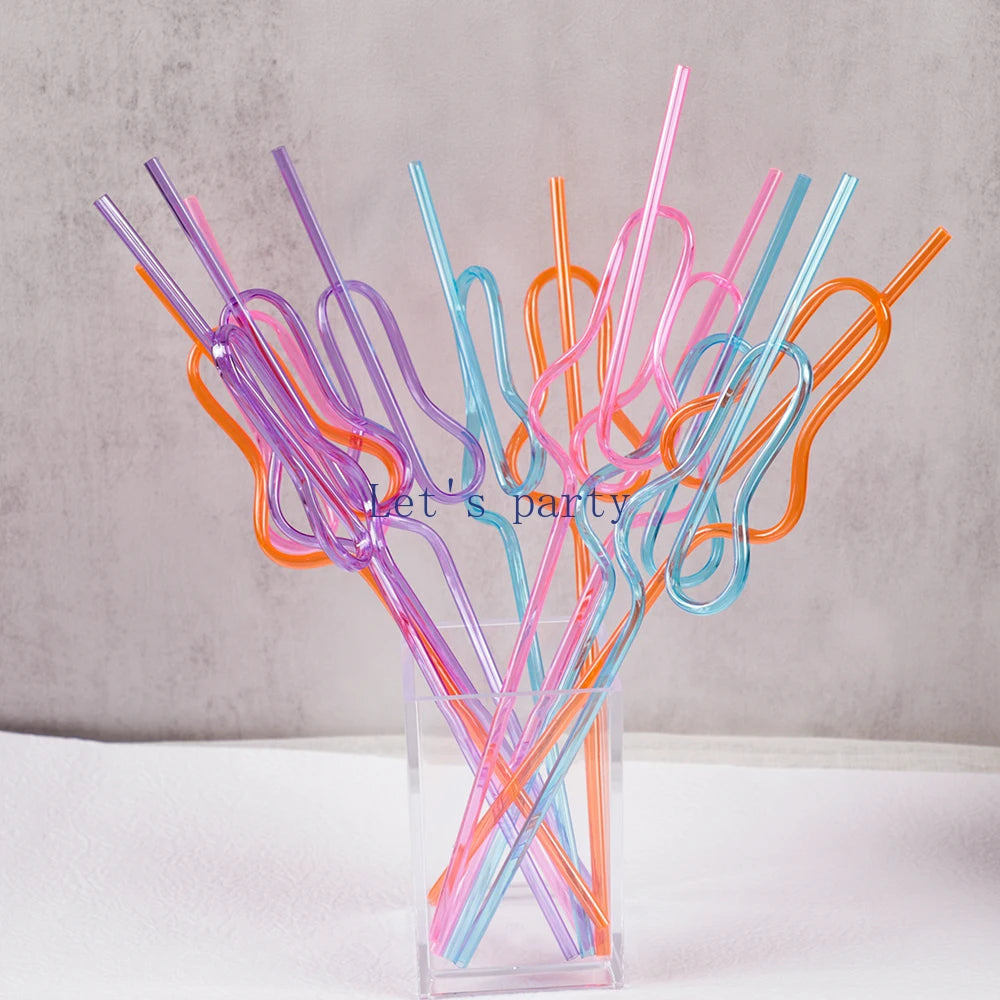 10Pcs Funny Penis Drinking Straws