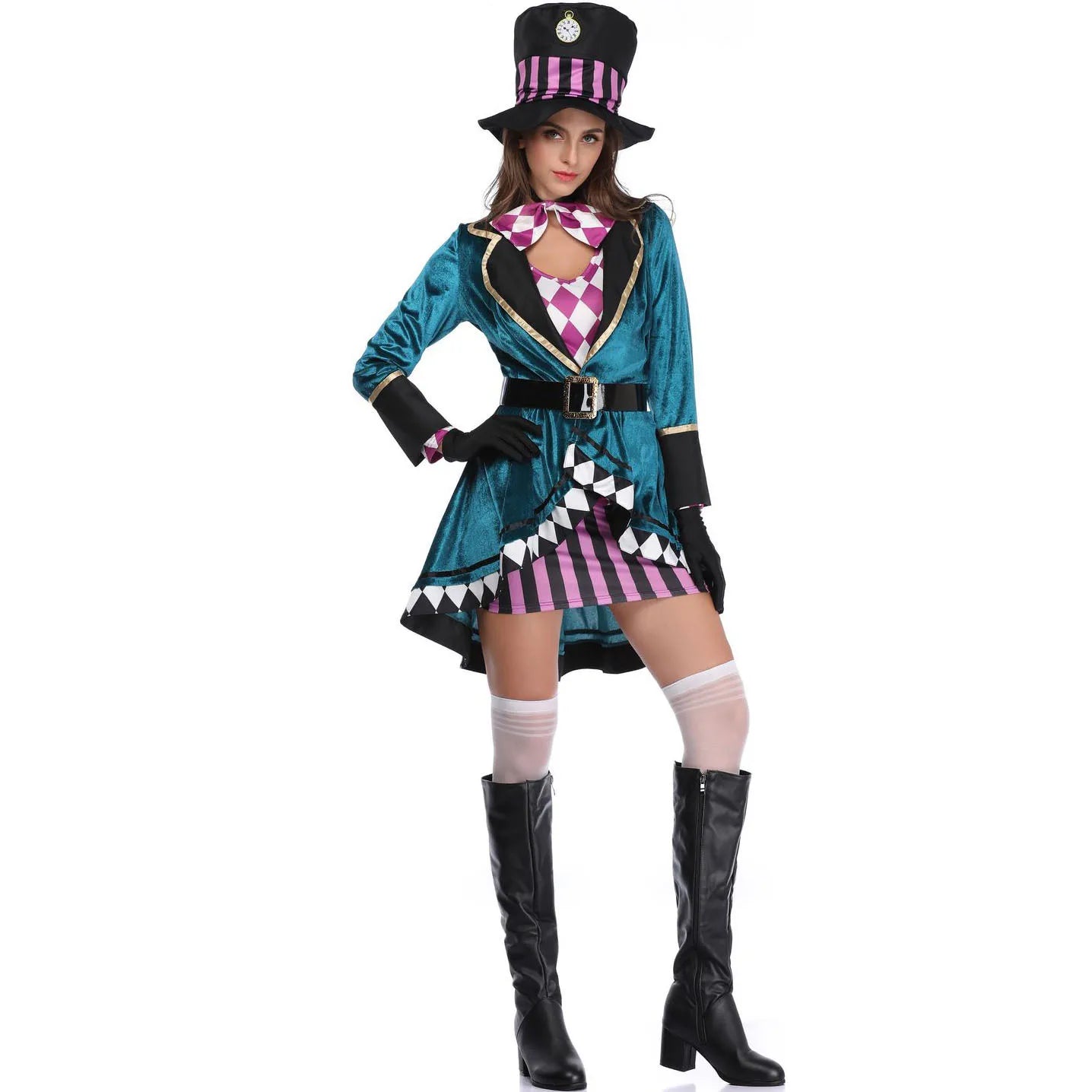 Halloween Alice In Wonderland Mad Hatter Cosplay