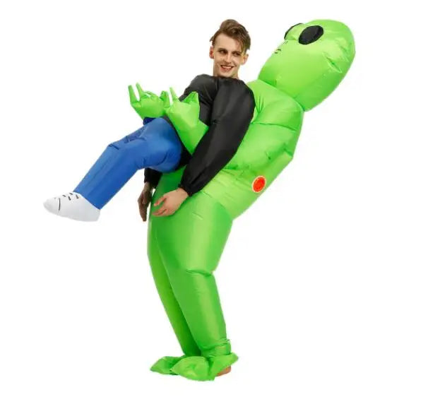 Disfraz inflable de alienígena para niños y adultos