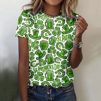 Camiseta para mujer Happy St. Patrick's Day 