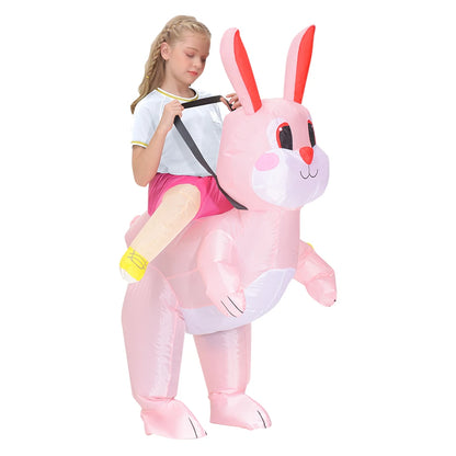 disfraz inflable de unicornio