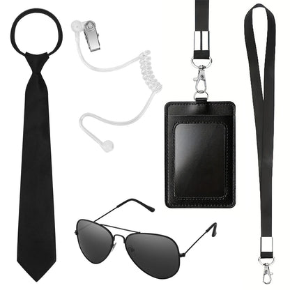 5pcs Secret Agent Costume Kit