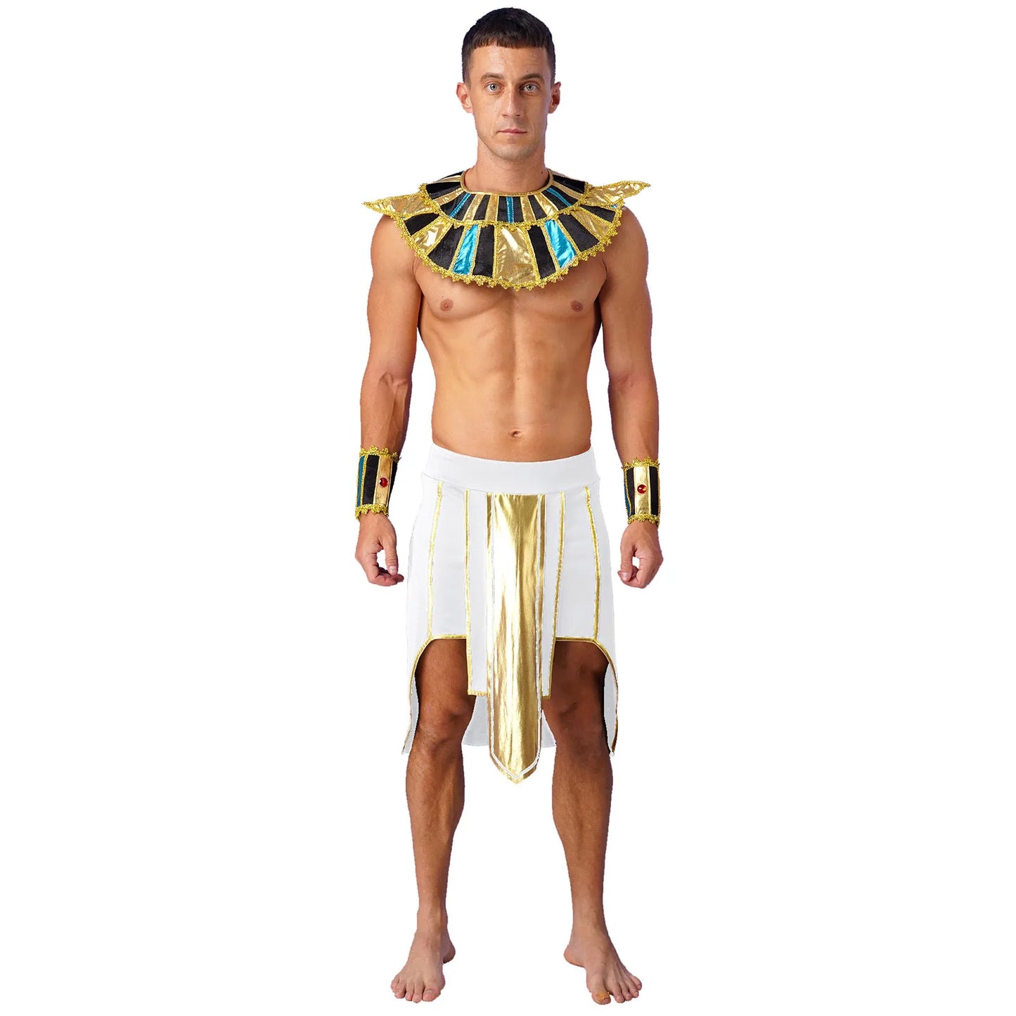 Mens Ancient Egyptian Pharaoh King Costume