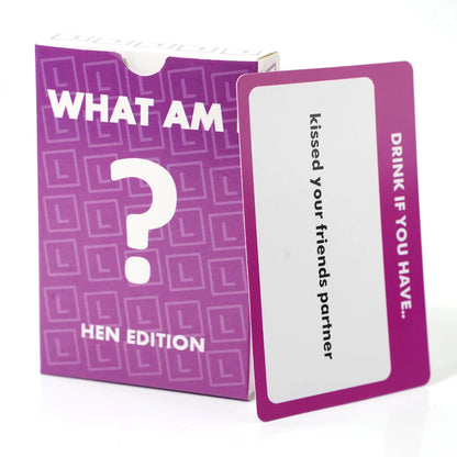 Hen Night Party Games - WHAT AM I ? / DRINK IF YOU HAVE Card Game