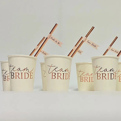 Rose Gold Team Bride Cup