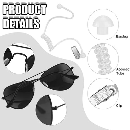 5pcs Secret Agent Costume Kit