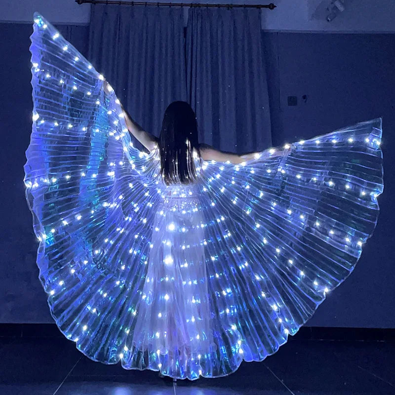 Colorful LED Dance Fairy Wings