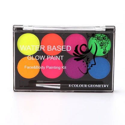 8 Colors Fluorescent Face Body Art Paint