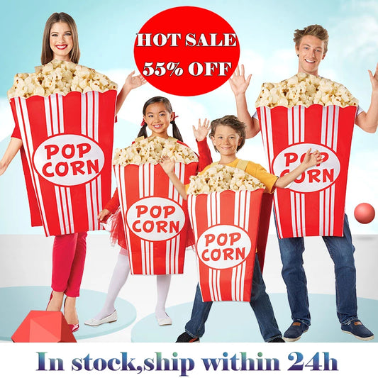 Popcorn Costumes For Adults & kids