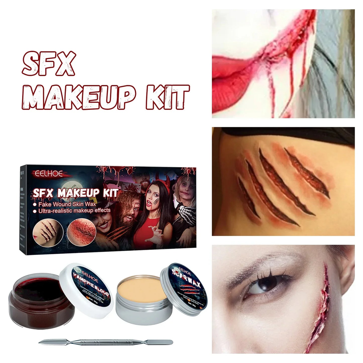 Makeup Kit with Fake Blood