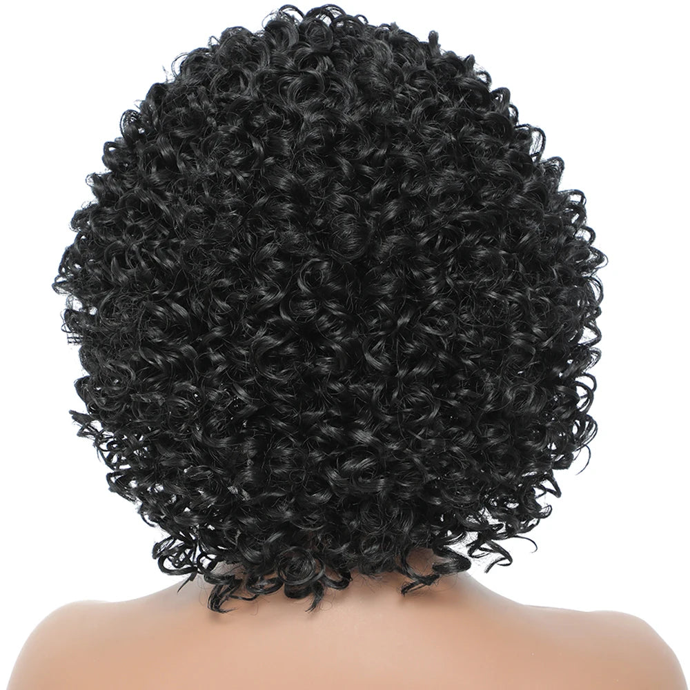 Soft Kinky Curly Headband Wigs